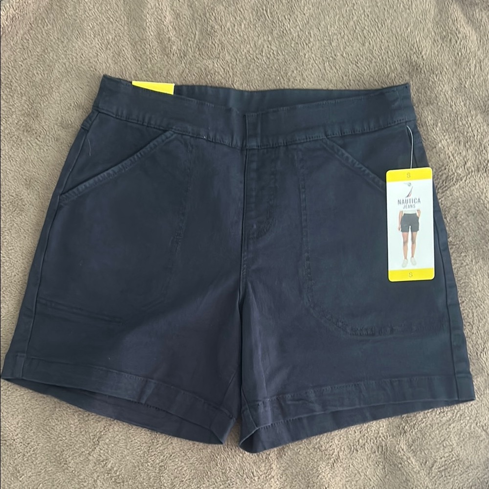 Nautica Blue Bermudas Classic Cotton Blend